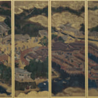 \"Itsukushima\" (left screen of Yoshino Itsukushima) from a pair of six fold screens (17th century) | UMI-MORI ART MUSEUM