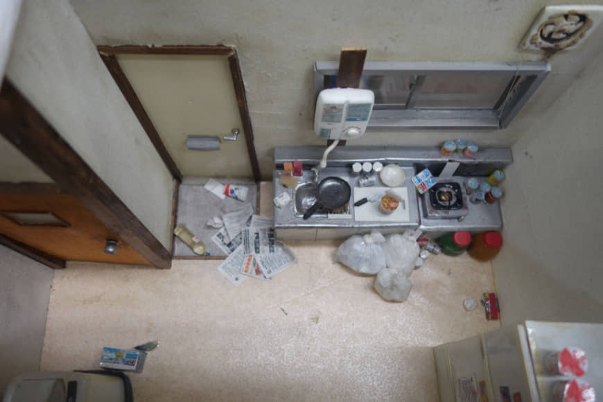 A model of a neglected kitchen by Miyu Kojima. | ALEX MARTIN