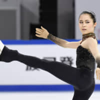 Satoko Miyahara, a two-time world medalist and four-time national champion, is facing challenging times trying to compete without the arsenal of quadruple jumps that the current crop of Russian teens possess. | KYODO