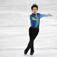 Yuma Kagiyama, who won the Japan Junior Championships title on Sunday, will compete at the Youth Olympics in Switzerland in January. | RISA TANAKA