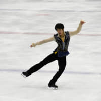 Shun Sato finished second in the men\'s competition with a score of 213.20. | RISA TANAKA