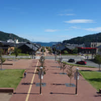 The result of recovery efforts in the Onagawa Central District, Miyagi Prefecture, as of September. | KATSUYA HIRANO