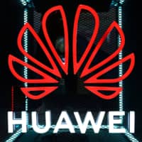 The Huawei logo is pictured at the IFA consumer tech fair in Berlin in September. | REUTERS