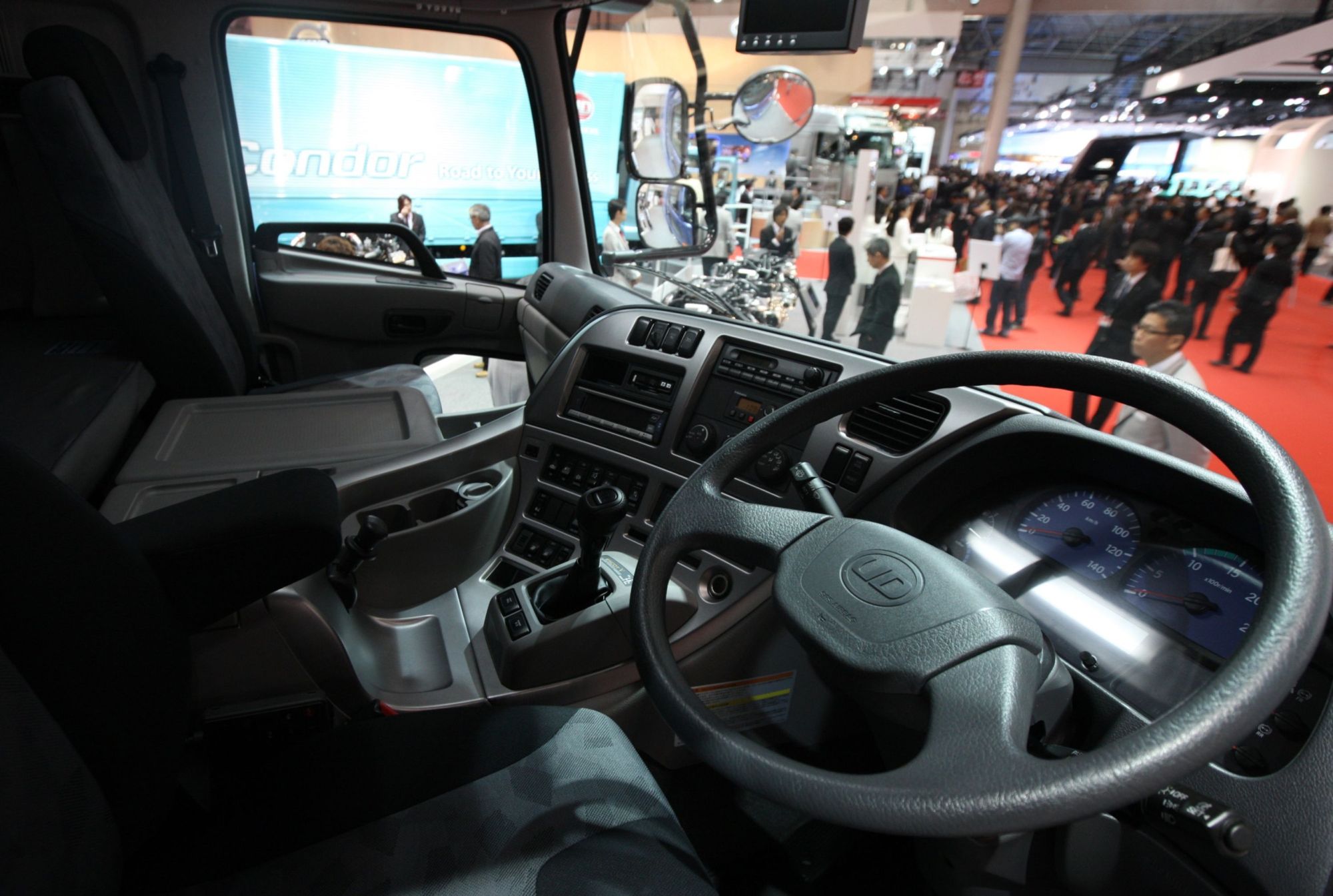 The cab of a UD Trucks Corp. vehicle on display at the Tokyo Motor Show 2011 in Tokyo | BLOOMBERG