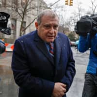 Ukrainian-American businessman Lev Parnas, an associate of President Donald Trump\'s personal lawyer, Rudy Giuliani, arrives for a bail hearing at the Manhattan Federal Court in New York Dec. 17. | REUTERS