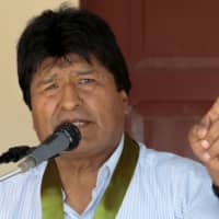 Bolivia\'s exiled former president, Evo Morales, is seen in October. | REUTERS