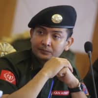 Tun Myat Naing, commander-in-chief of the Arakan Army, in Myanmar\'s Shan State, is seen in 2015. | REUTERS