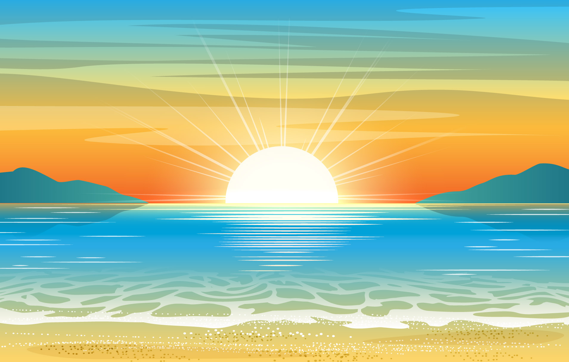 Bright words: The twinkle of the sun's rays on the ocean can be described in Japanese with the word 'kira-kira.' | GETTY IMAGES