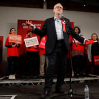 Labour Party leader Jeremy Corbyn\'s mission to reset the clock of British politics ended in disaster for the British left. | AFP-JIJI
