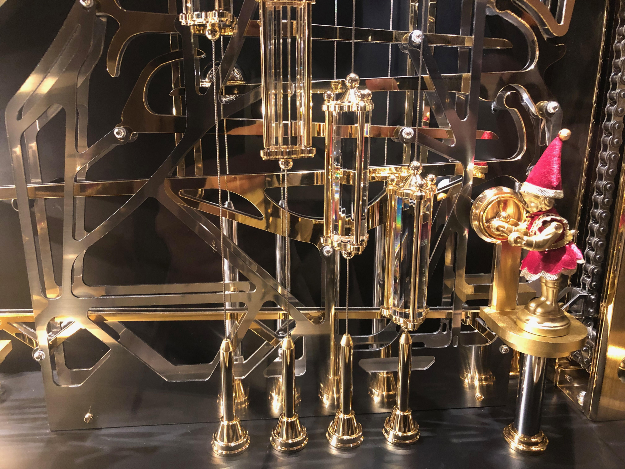 A close-up of the intricate details within the Rondeau Karakuri Clock | JANE KITAGAWA