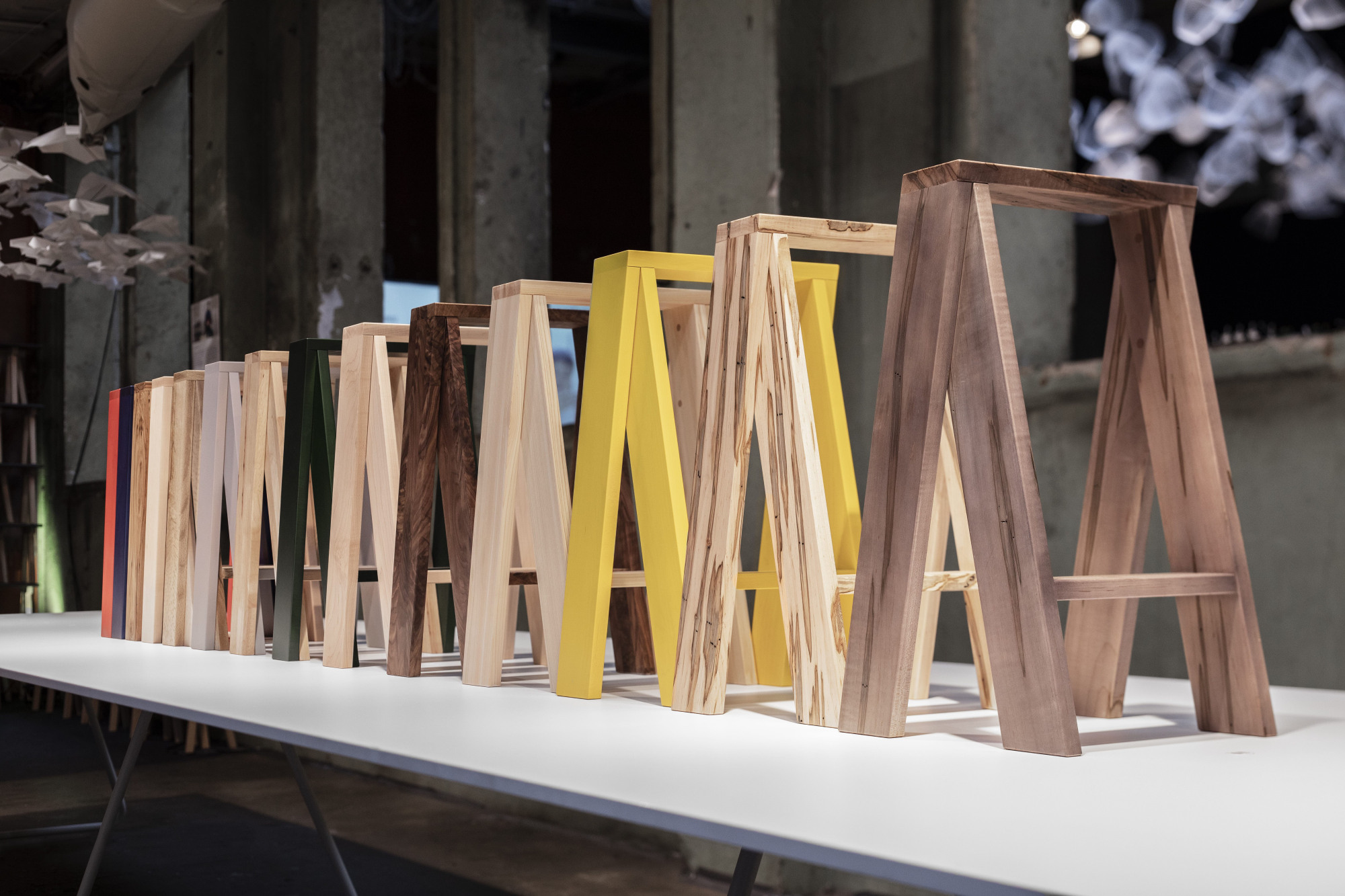 Ishinomaki Laboratory by Karimoku stools | OOKI JINGU