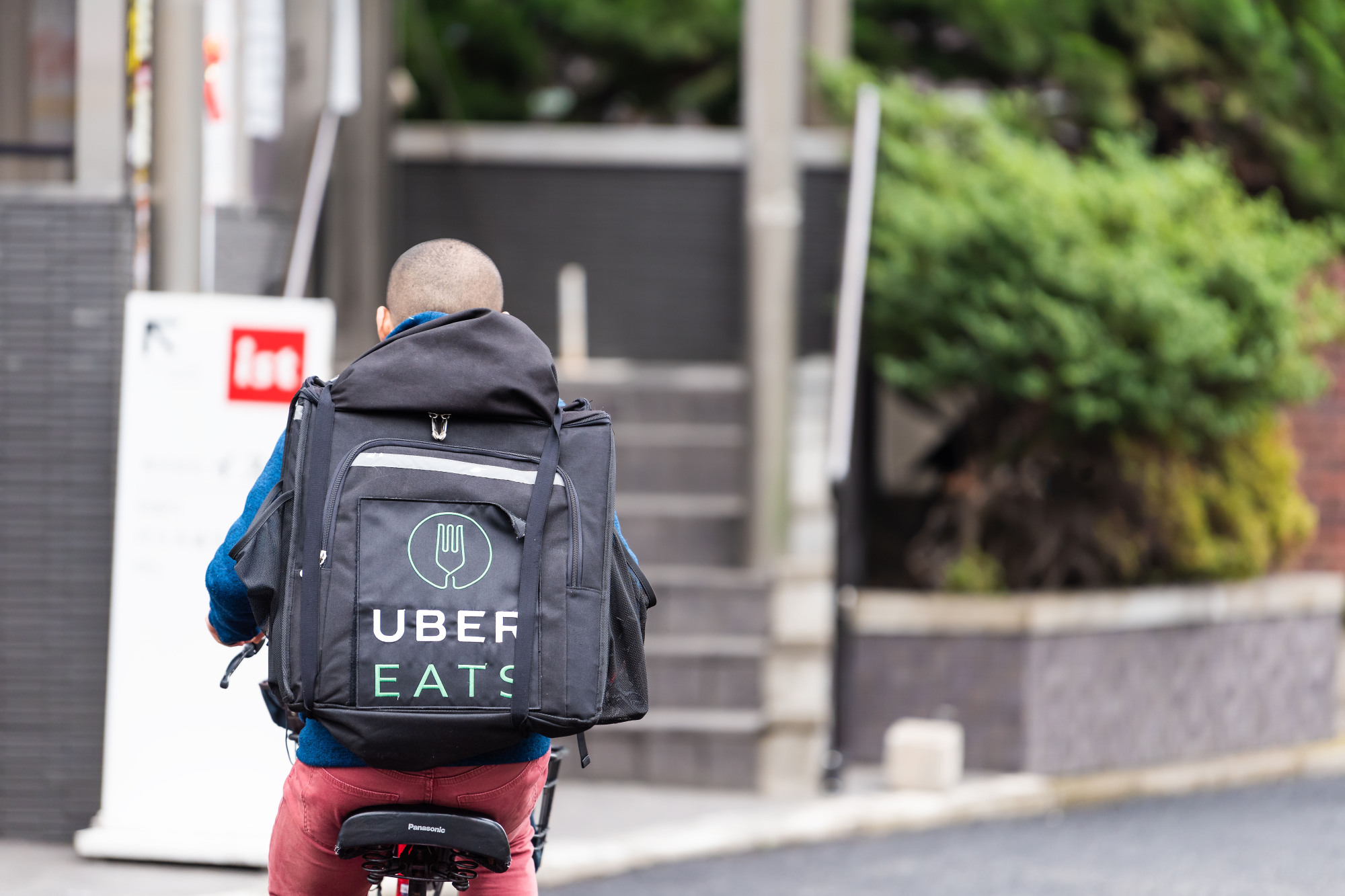 Independent operators: Uber Eats delivery personnel are their own bosses in that they possess their own vehicles and only work when they want to. | GETTY IMAGES
