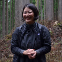 Naoko Oshima, an architect at Youbi furniture and architecture studio in Nishiawakura, Okayama Prefecture. | SHINOBU YAMADA