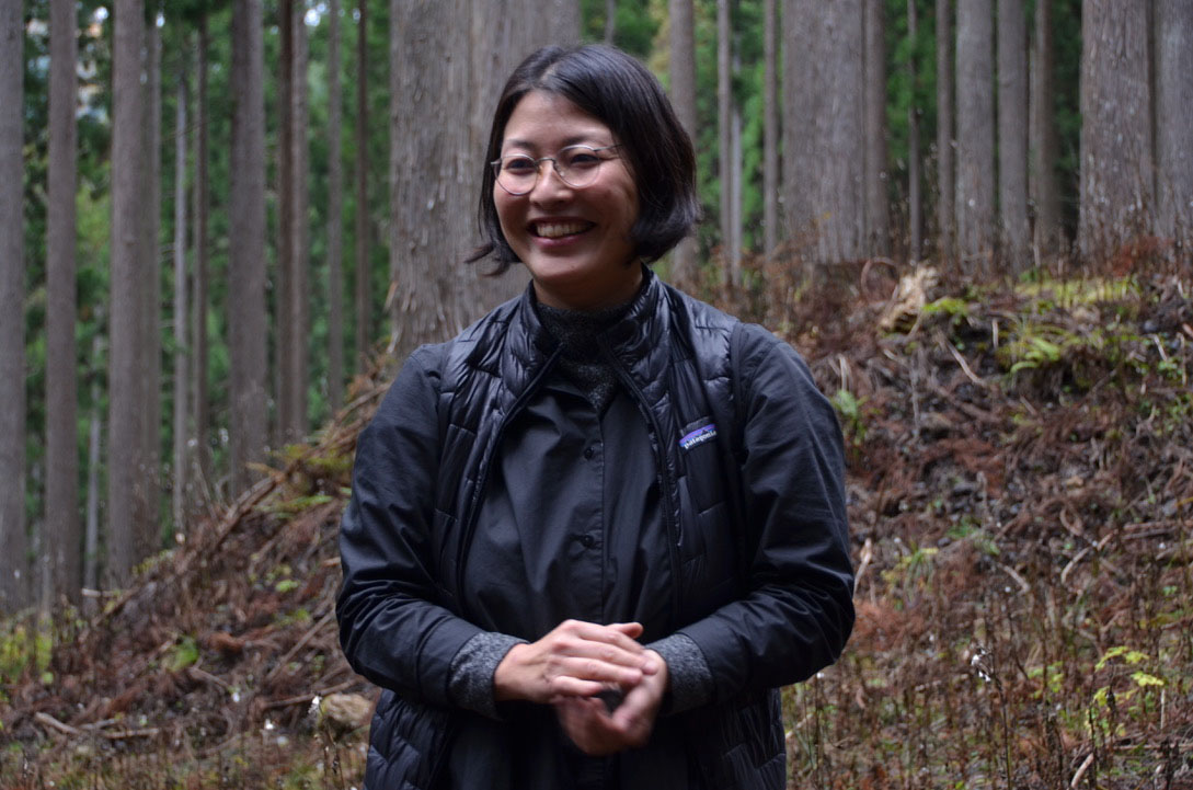 Naoko Oshima, an architect at Youbi furniture and architecture studio in Nishiawakura, Okayama Prefecture. | SHINOBU YAMADA
