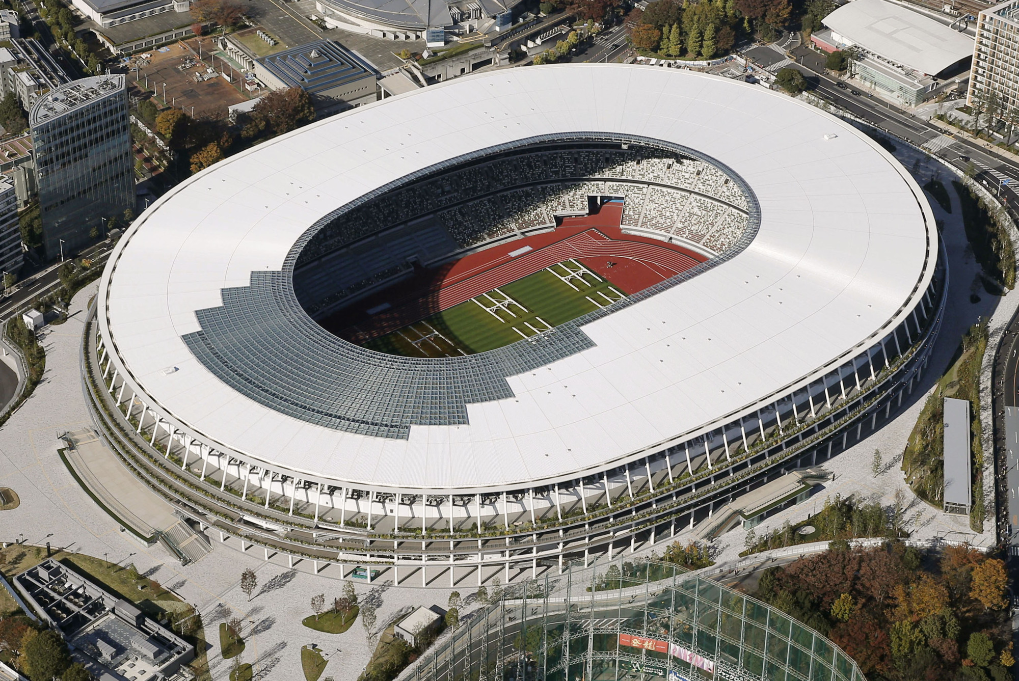 The newly completed National Stadium will serve as the main venue for the 2020 Tokyo Olympics, but not enough thought and planning has been given to its use after the games. | KYODO