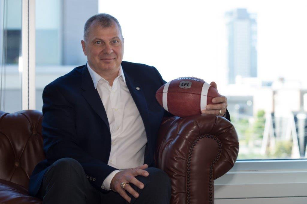 CFL commissioner Randy Ambrosie seeks globalization for his league and football. | CFL