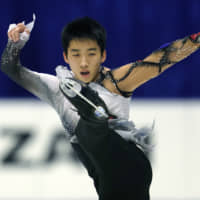 American Tomoki Hiwatashi, the world junior champion last season, skated competitively in Japan for the first time at last month\'s NHK Trophy in Sapporo. | AP