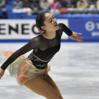 Tomoe Kawabata finished in third place with 193.96 points. | RISA TANAKA