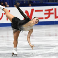 Wakaba Higuchi sits in fourth place after the women\'s short program with 68.10 points. | RISA TANAKA