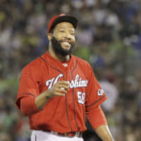 Former Hiroshima Carp reliever Jay Jackson is expected to sign a contract with the Chiba Lotte Marines for the 2020 season. | KYODO