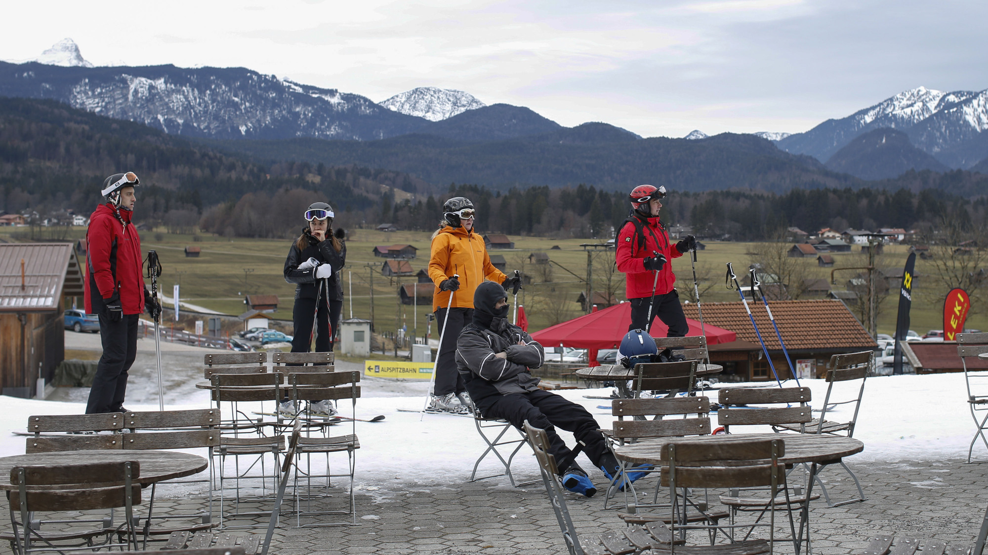 Artificial snow has become a necessity in many European ski areas, including this resort in Garmisch-Partenkirchen, Germany. | BLOOMBERG
