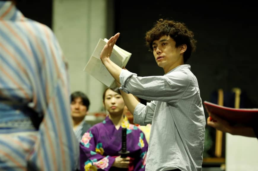 Hands On: Shuntaro Fujita debuted as a director in 2011 with a one-act comedy play before moving over into musicals.