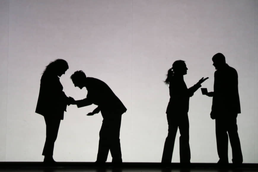Home theater: A scene from 'House of Hope' (2012-17), which comments on today's global housing crisis, art directed by Hiroko Tanahashi and Max Schumacher. | COURTESY OF POST THEATER