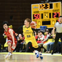 Guard Morihisa Yamauchi is a dependable backup for the much-improved Sunrockers Shibuya. | B. LEAGUE