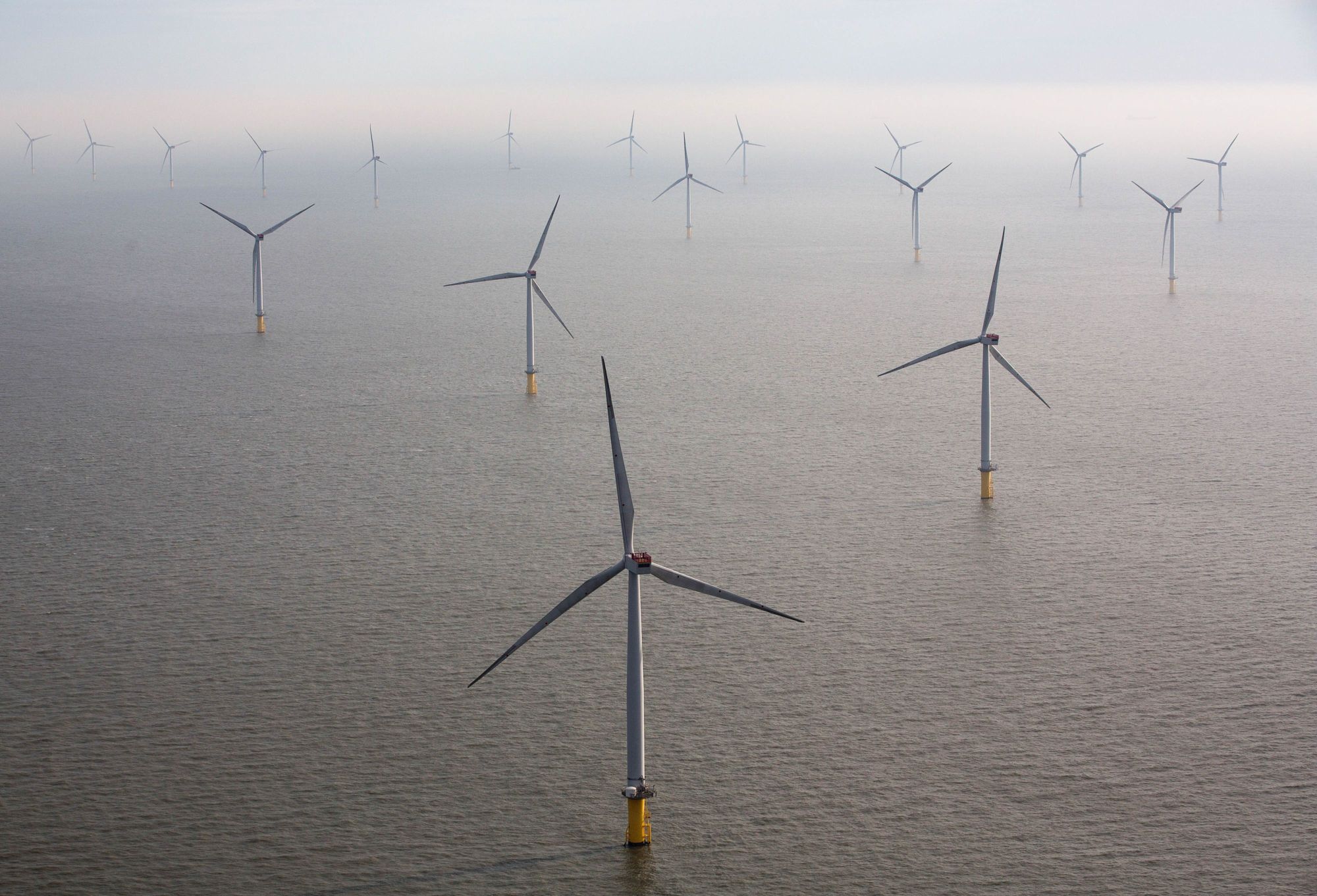 Tohoku Electric Power Co. is looking to fund offshore wind projects by selling its first green bonds. | BLOOMBERG