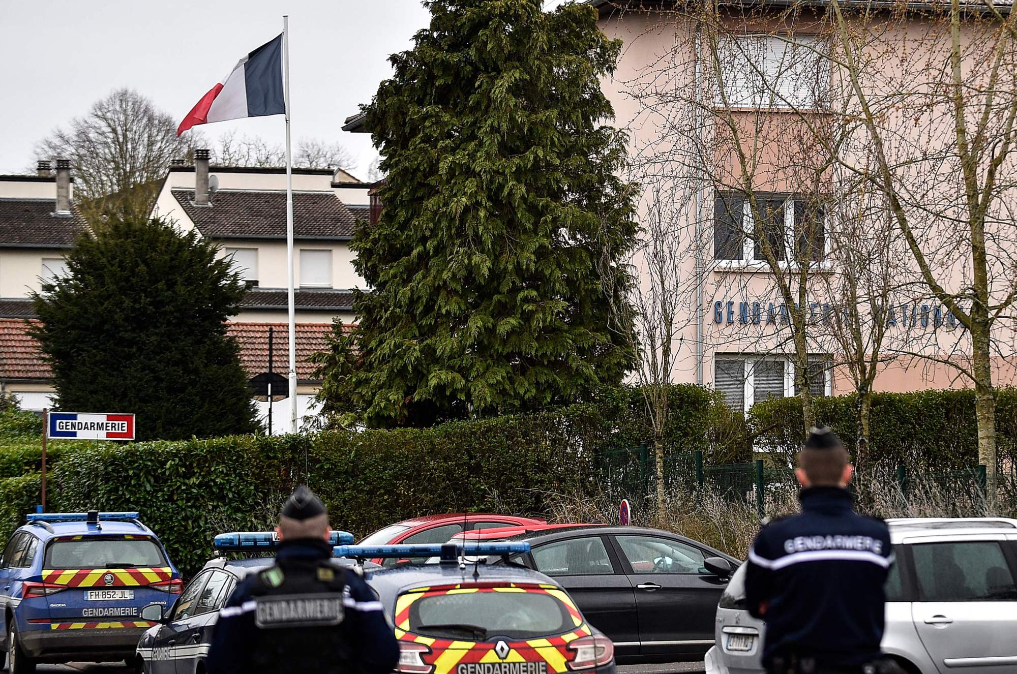 French police shoot knife-wielding barracks intruder following attack ...