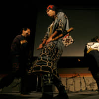 The Ainu Rebels, a performance group mixing traditional Ainu dance and music, dance during the Indigenous Peoples Summit in Sapporo on July 4, 2008, ahead of the G8 Hokkaido Toyako Summit. The Ainu people, a hunting and gathering people thought to be descendants of early inhabitants of Japan who were later displaced mainly to Hokkaido, organized their summit with other indigenous people around the world. | REUTERS