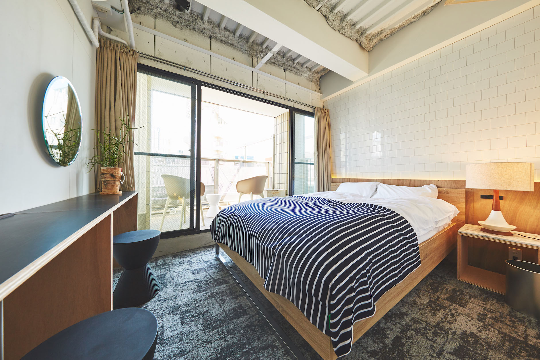 Boutique hotel? No, it's a private room at Shimokita Hostel. | COURTESY OF SHIMOKITA HOSTEL