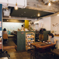 Gather \'round the kitchen: Rustic interiors at Irori Hostel and Kitchen create a homely feel. | COURTESY OF IRORI HOSTEL AND KITCHEN