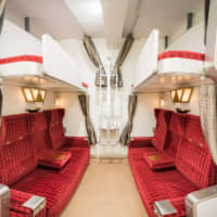 A transportive experience: Stay aboard a Japanese sleeper train at Train Hostel Hokutosei. | COURTESY OF TRAIN HOSTEL HOKUTOSEI