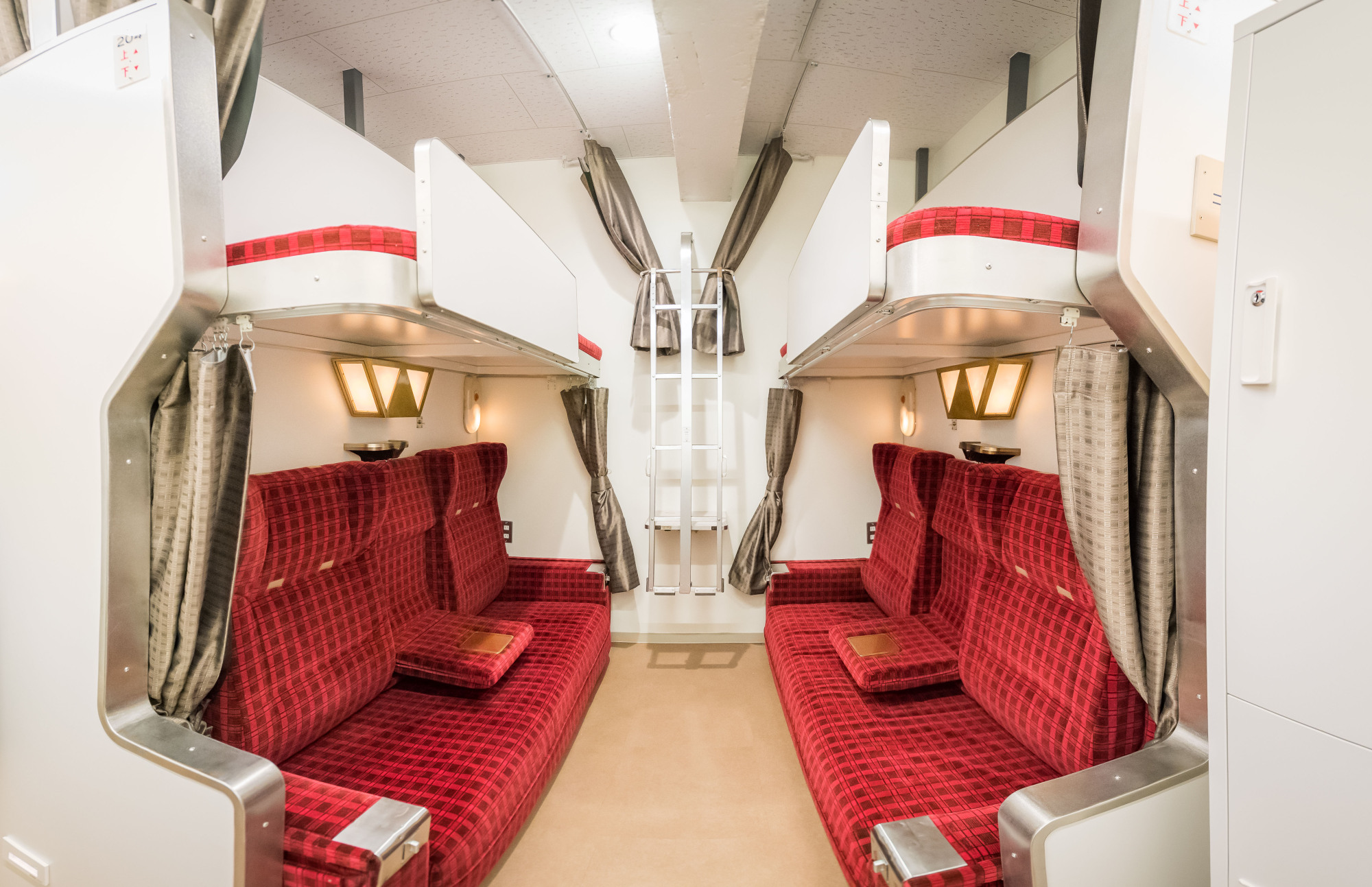 A transportive experience: Stay aboard a Japanese sleeper train at Train Hostel Hokutosei. | COURTESY OF TRAIN HOSTEL HOKUTOSEI