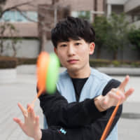 The inventor: Takada works tirelessly on coming up with his own tricks to take to international competitions. | RYUSEI TAKAHASHI