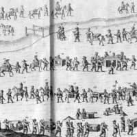 An illustration from Engelbert Kaempfer\'s \"The History of Japan,\" (1727 version) translated by Johann Caspar Scheuchzer. | PUBLIC DOMAIN
