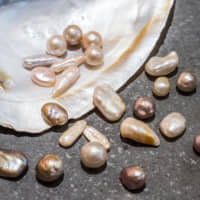 Lake Biwa pearls come in a variety of shapes and colors. | PHILIPPE VOISIN