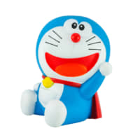 Blue robot cat: A Doraemon toy character from the \"Doraemon\" television series | GETTY IMAGES