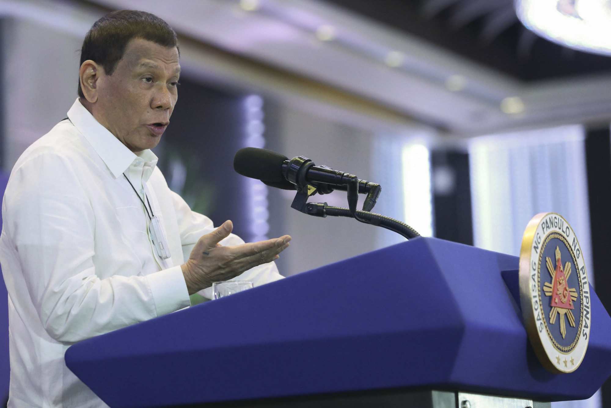 Philippine President Rodrigo Duterte has had rocky relations with the U.S. since taking power. On Tuesday, Manila notified Washington of its intent to terminate a security pact allowing U.S. forces to train in the country. | AP