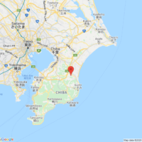 The epicenter of the earthquake that occurred on Feb. 20 at 12:53 p.m. is located in Chiba Prefecture | GOOGLE MAPS