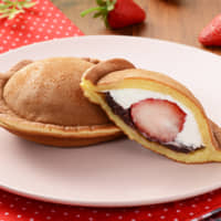 Lawson\'s strawberry-filled <i>dorayaki</i> pancake sandwich | REBECCA SAUNDERS