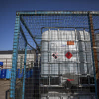 An intermediate bulk container of ethanol | BLOOMBERG