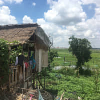 A home at the edge of Boeung Tompoun, a Mekong River wetland in Phnom Penh. | THOMSON REUTERS FOUNDATION