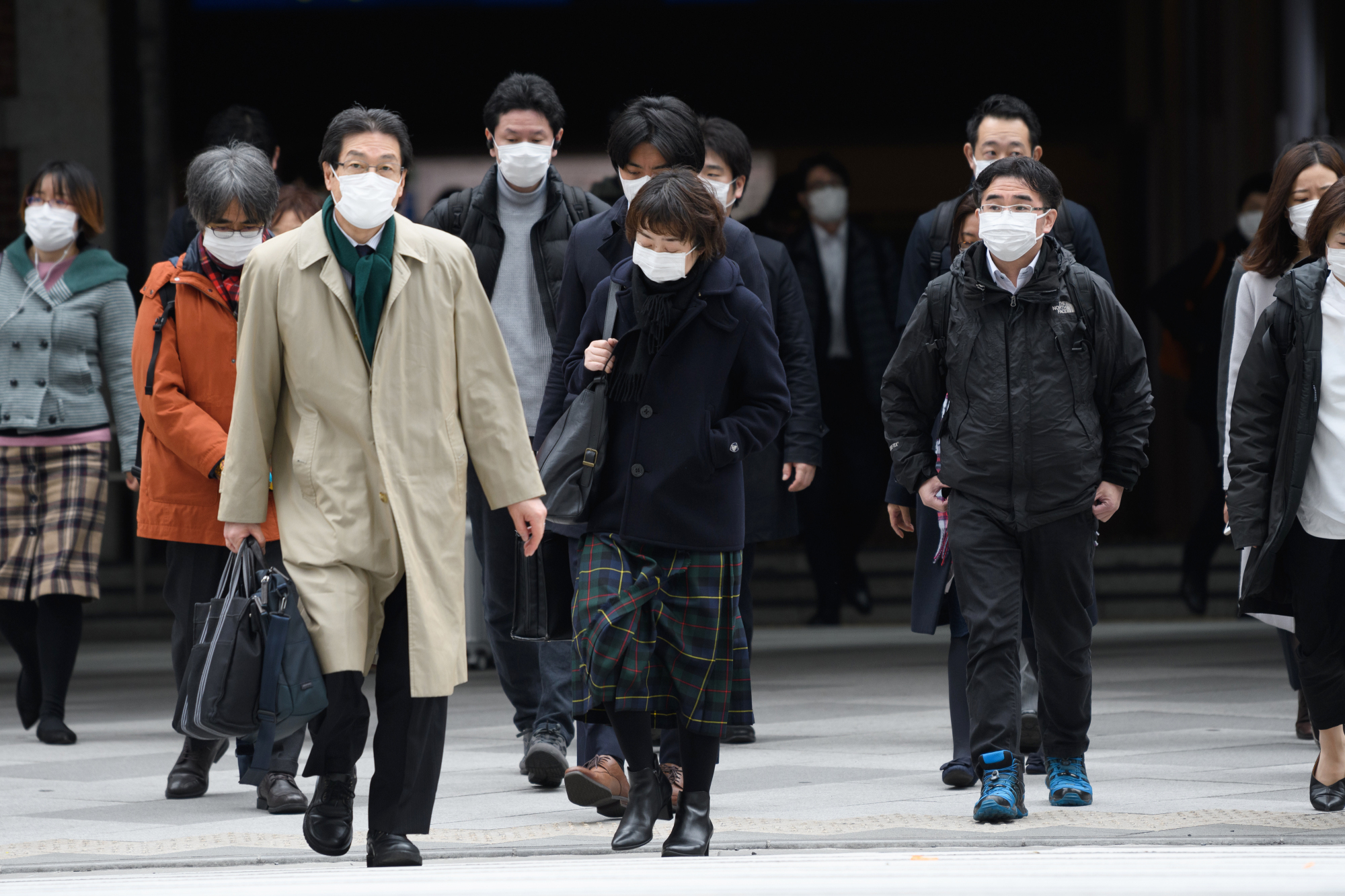 The reselling of face masks for profit will become a crime punishable with a one-year prison term, a &#165;1 million fine &#8212; or both. | BLOOMBERG