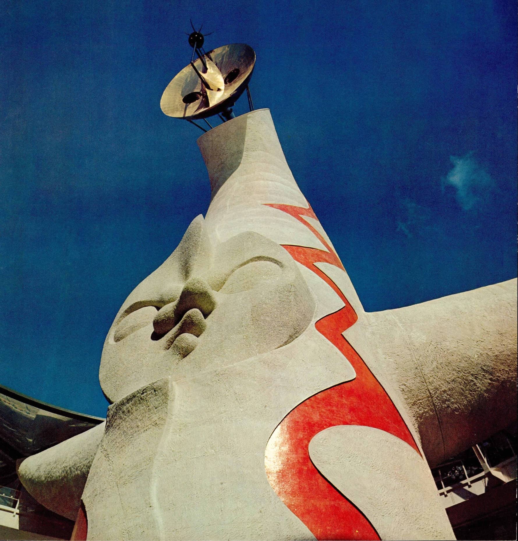 Iconic landmark: Artist Taro Okamoto’s “Tower of the Sun” was the symbol of the 1970 Osaka Expo. It is currently preserved in Osaka Prefecture’s Expo Commemoration Park. | THE JAPAN TIMES