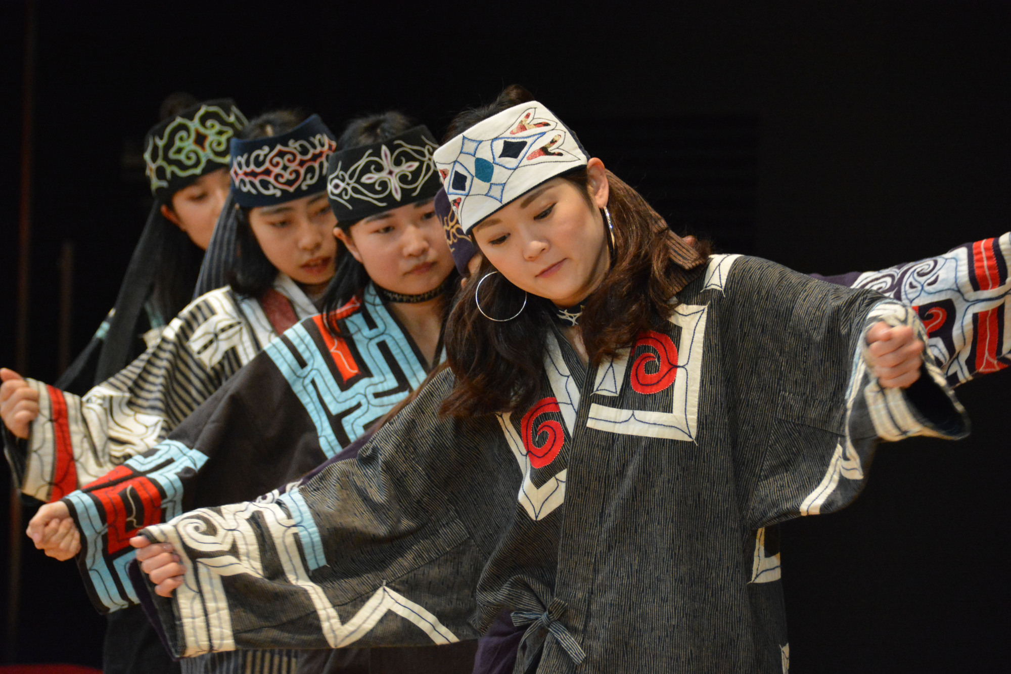 Visitors can see a traditional Ainu dance at the Upopoy National Ainu Museum and Park, which will open in Hokkaido in April. | COURTESY OF THE FOUNDATION FOR AINU CULTURE