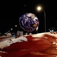 Protesters march to demand urgent action on the climate crisis from world leaders attending the COP25 summit in Madrid in December.  | AFP-JIJI