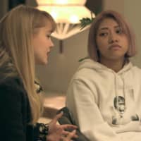 Voice of reason: Vivi (left) attempts to ease the tension during Hana\'s verbal beatdown on Kai on \"Terrace House Tokyo 2019-2020.\"  | © FUJI TELEVISION / EAST ENTERTAINMENT
