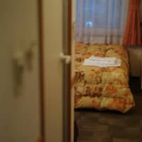 COVID-19 patients with mild or no symptoms will stay in these rooms at Toyoko Inn Tokyo-eki Shinohashi Mae. | RYUSEI TAKAHASHI

